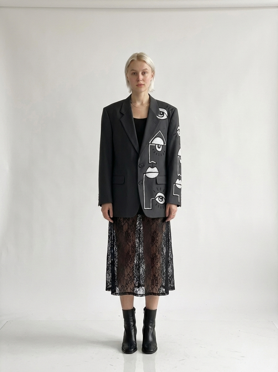 The SPYE Signature Blazer worn